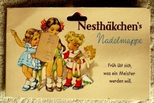 Schöne alte nadelmappe - alte,