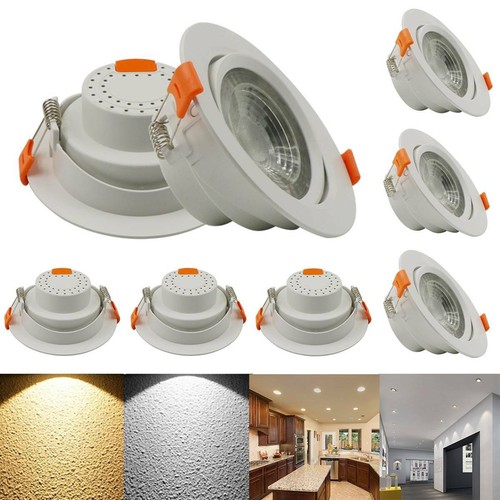Led einbaustrahler set 5w - einbaustrahler, 7w