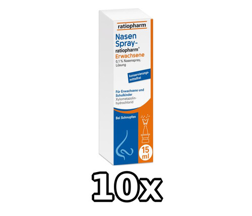 10x nasenspray ratiopharm - 10x,