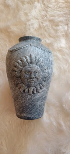 Graue vase sonnen - vase,,