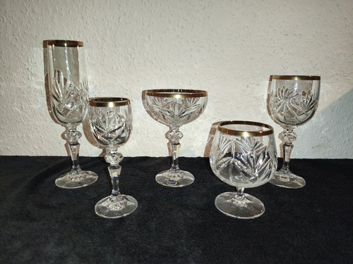 Bohemia gläser set 5tlg - gläser,