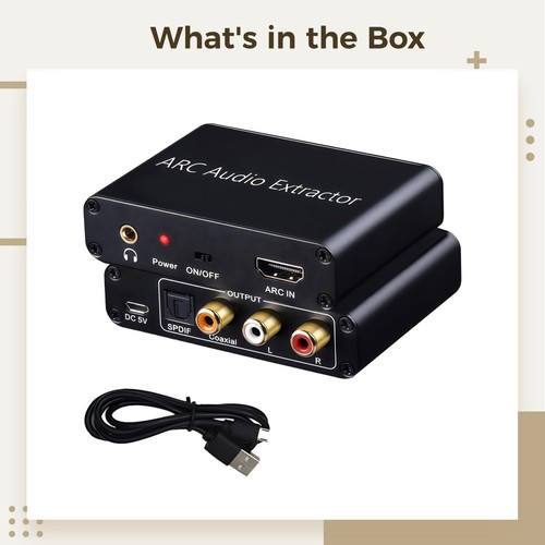 Hdmi arc audio extractor - hdmi,