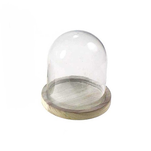 Glas glocke klein - glas, h13cm