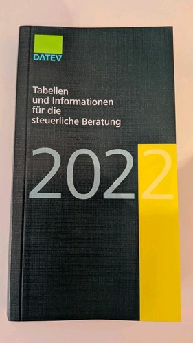 Datev 2022 tabellen - tabellen, und