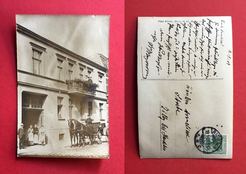 Foto rathenow 1909 wohnhaus - foto, ak