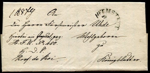 Helmstedt 1844 vorphilabrief - 1844,