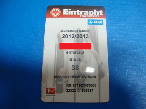 2012 ticket dauerkarte - ticket,