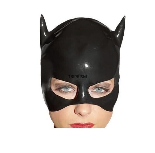 Latex gummi haube catwoman - latex,