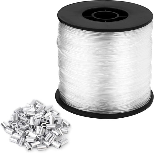 8mm nylonfaden transparent - 0,8mm,