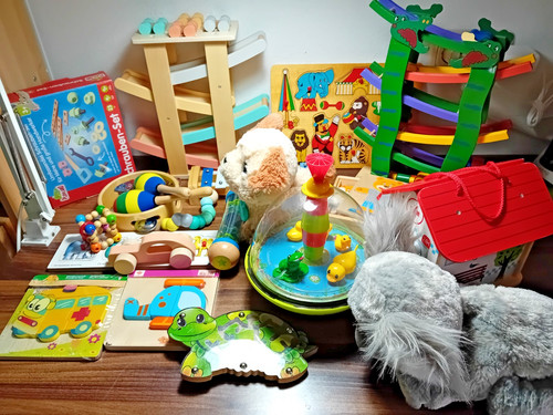 Konvolut holzspielzeug puzzle - holzspielzeug,