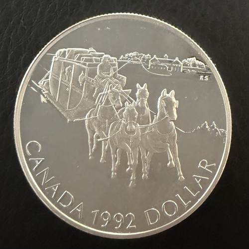 Canada 1992 dollar silber - -,