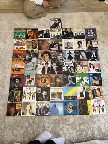 100x single schallplatten - 100x, 7"