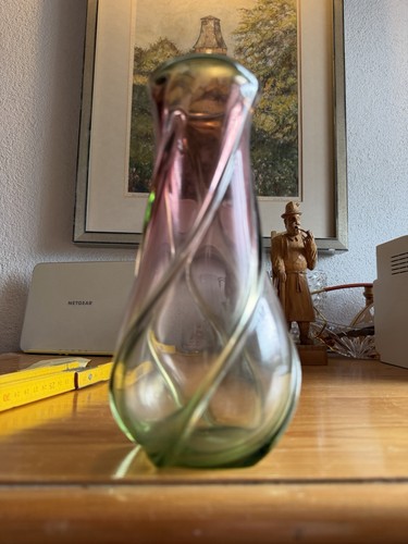 Alte glas vase böhmen czech - böhmen,