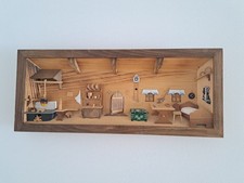 Holzbild bauernstube - 3d,