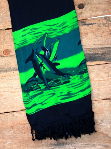 Sarong pareo delfine - delfine, strand