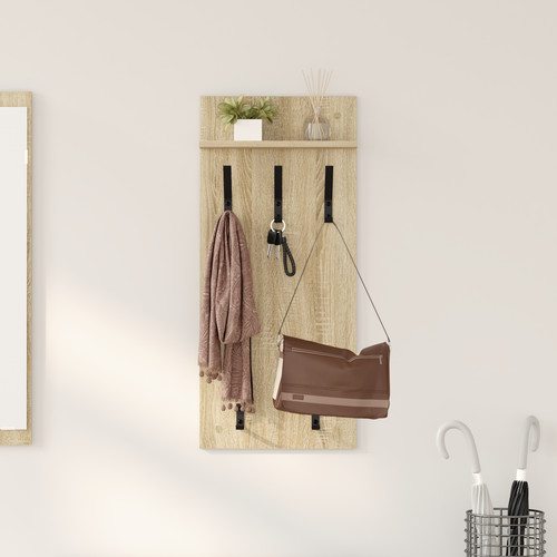 Wandgarderobe mit regal holz - wandgarderobe,