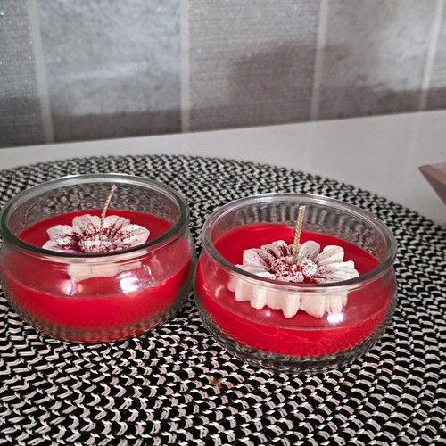 2er set glas gefäßkerzen - 2er-set, glas-/gefäßkerzen