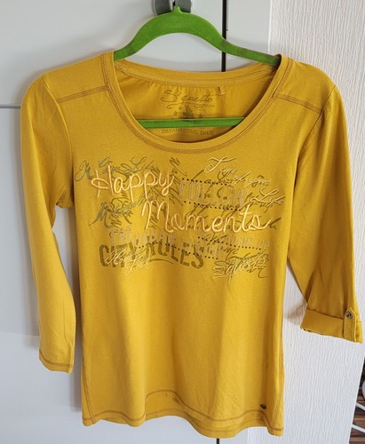 Senffarbenes shirt mit - senffarbenes,