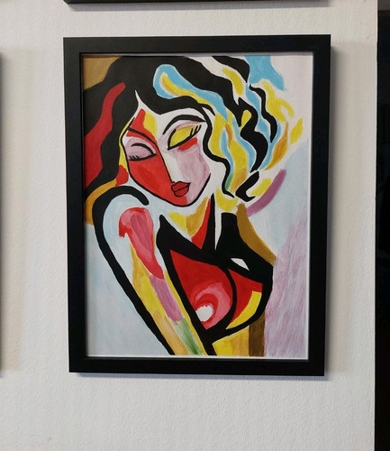 Pop street art picasso stil - pop,