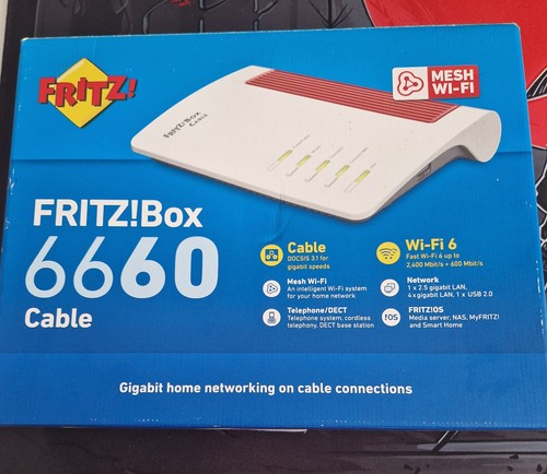 Fritz box 6660 - cable, –