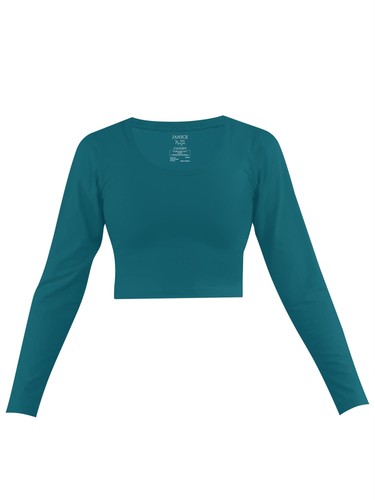 Damen langarmshirt basic - langarmshirt,