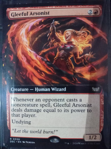 Gleeful arsonist magic the - gleeful,