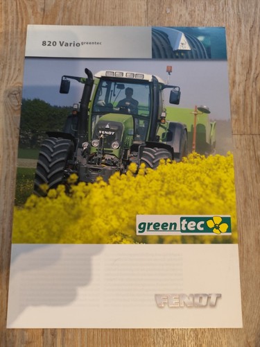 Prospekt fendt 820 vario green - prospekt,