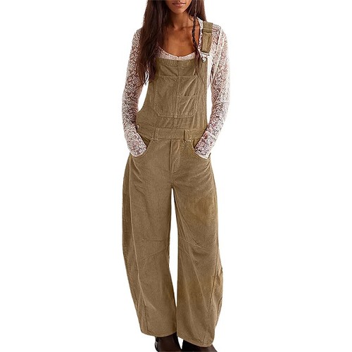 Damen cord latzhosen lang - latzhosen,