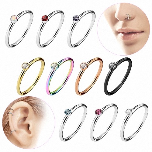 Nasenpiercing hoop septum - nasenpiercing,