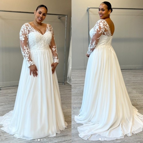 Chiffon wedding dress - wedding,