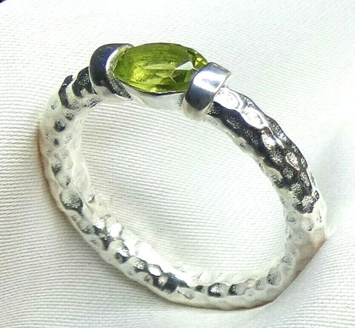 Peridot olivin ring 925 - olivin,