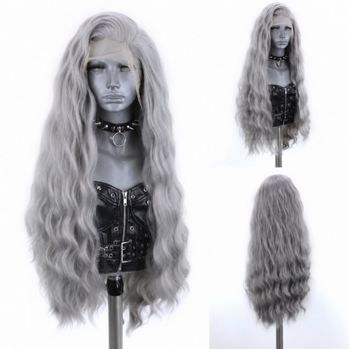 Long wavy silber damen - wavy,