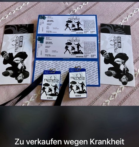 Konzertkarten frei wild - konzertkarten, 2026