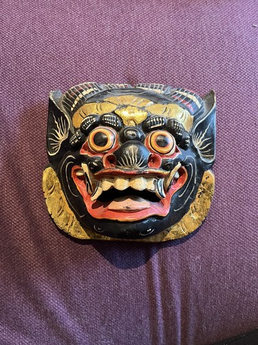 Wandmaske balinesisch - wandmaske,