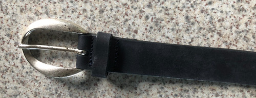 Dkl blauer wildleder - wildleder, gürtel