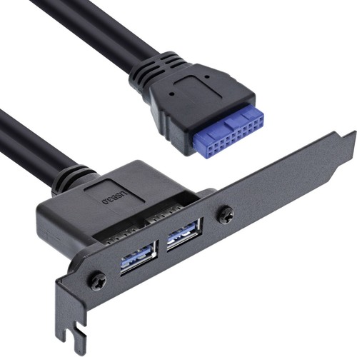Inline usb slotblech 2x - 3.0,