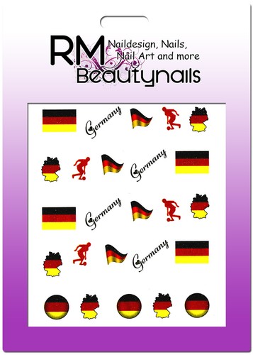 Nagel sticker fussball - sticker, wm