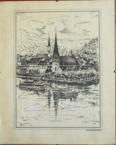 Neckargemünd zeichnung - ::neckargemÜnd,