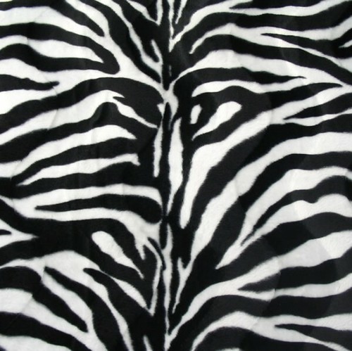 Zebra fellstoff tierfellimitat - zebra,