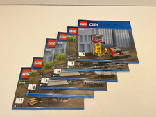LEGO® Bauaneitung City 60198 Cargo Train Eisenbahn Alle Teil Zug Instruct NEU364