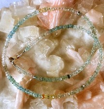 Beryll Kette unbehandelt -