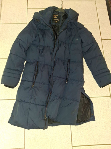 Steppmantel lang blau mit - c&a,