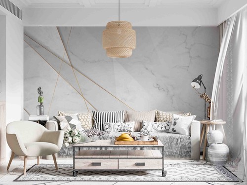 Marmormuster dreieck - 3d,