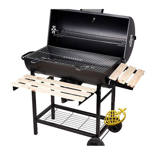 Holzkohlegrillwagen mit
