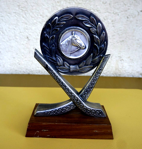 Messing pokal pferd - messing,