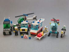 90ER JAHRE LEGO | 4 Sets | Konvolut Polizei & Rettung 6533 6664 6328 6666 OVP BA