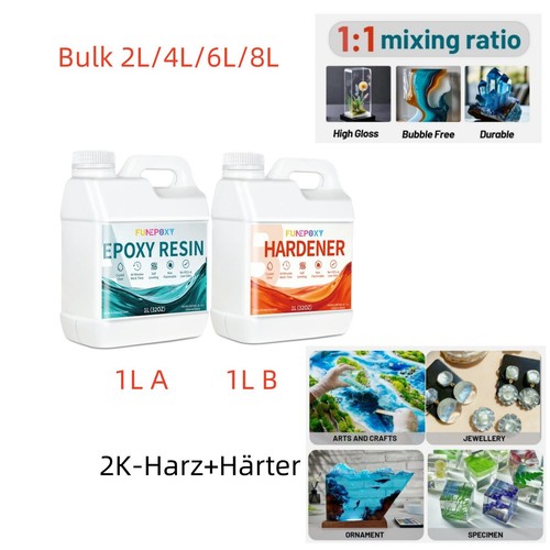 Clear epoxy resin bulk - resin,