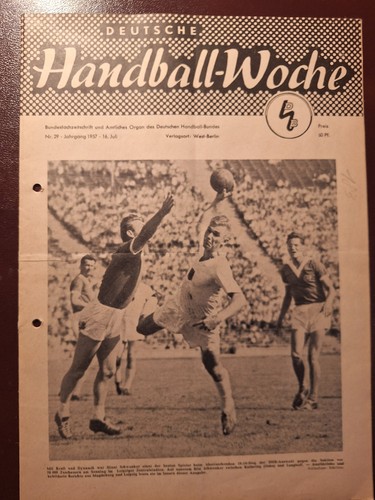 Handballwoche 1957 hefte 29 - handballwoche,