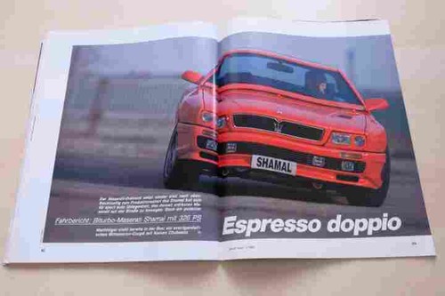Sport auto 1991 maserati - sport, 01/1991