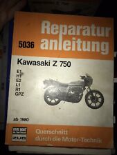 Reparaturanleitung Kawasaki Z 750 GPZ  Bucheli Verlag 5036